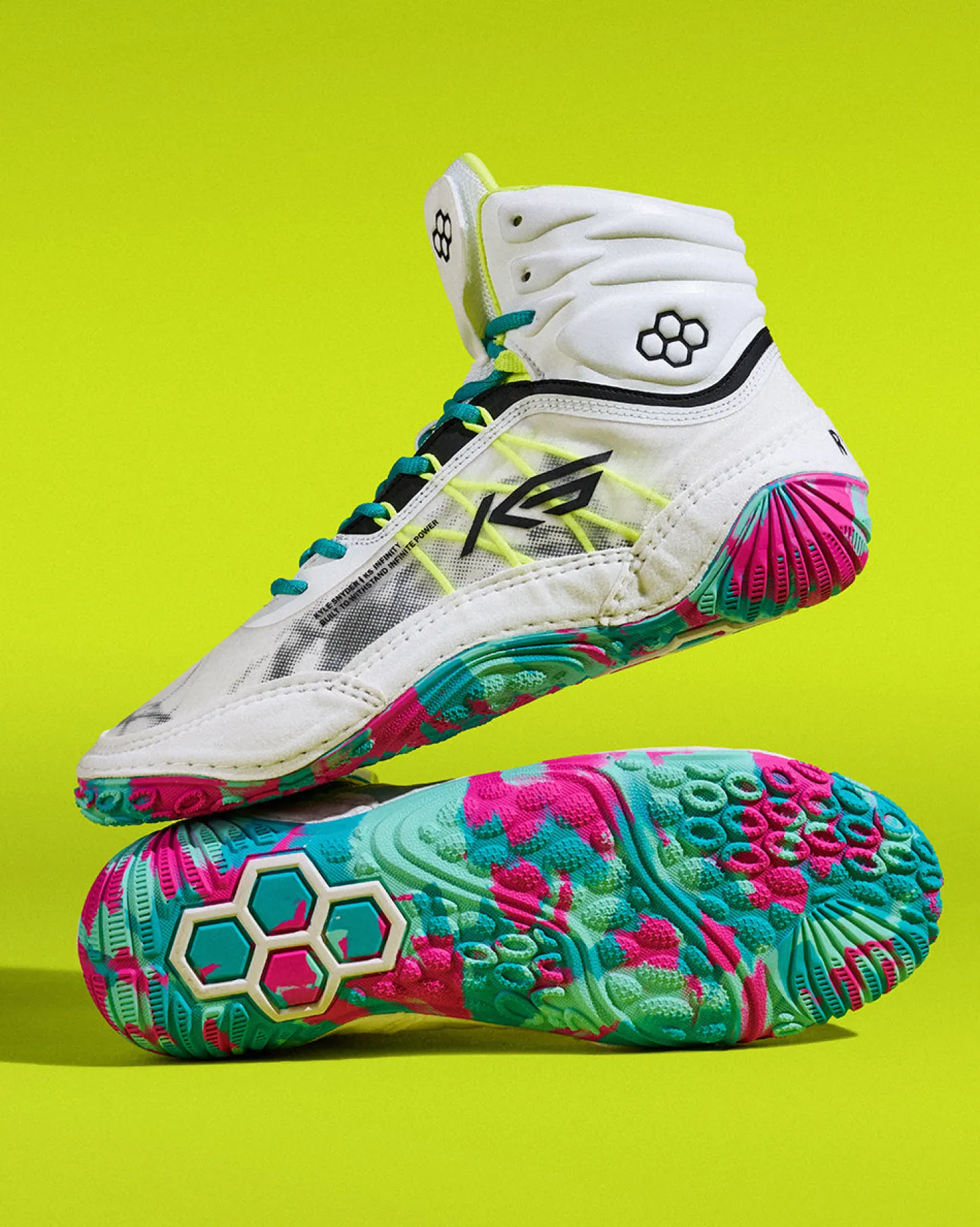 Wrestling Shoes|Wrestling Shoes>RUDIS KS Infinity Edge Adult Wrestling Shoes - Controlled Chaos