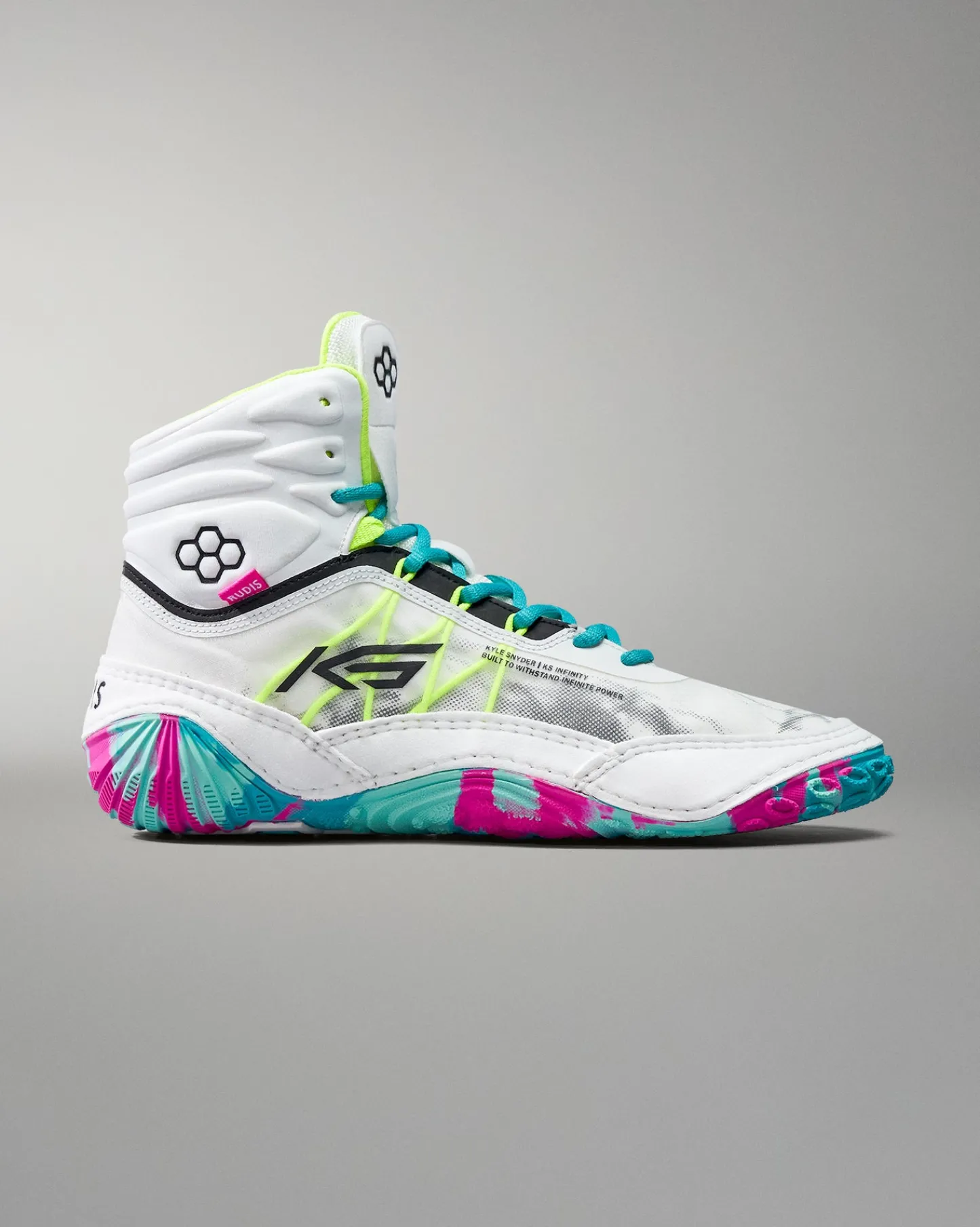 Wrestling Shoes|Wrestling Shoes>RUDIS KS Infinity Edge Adult Wrestling Shoes - Controlled Chaos