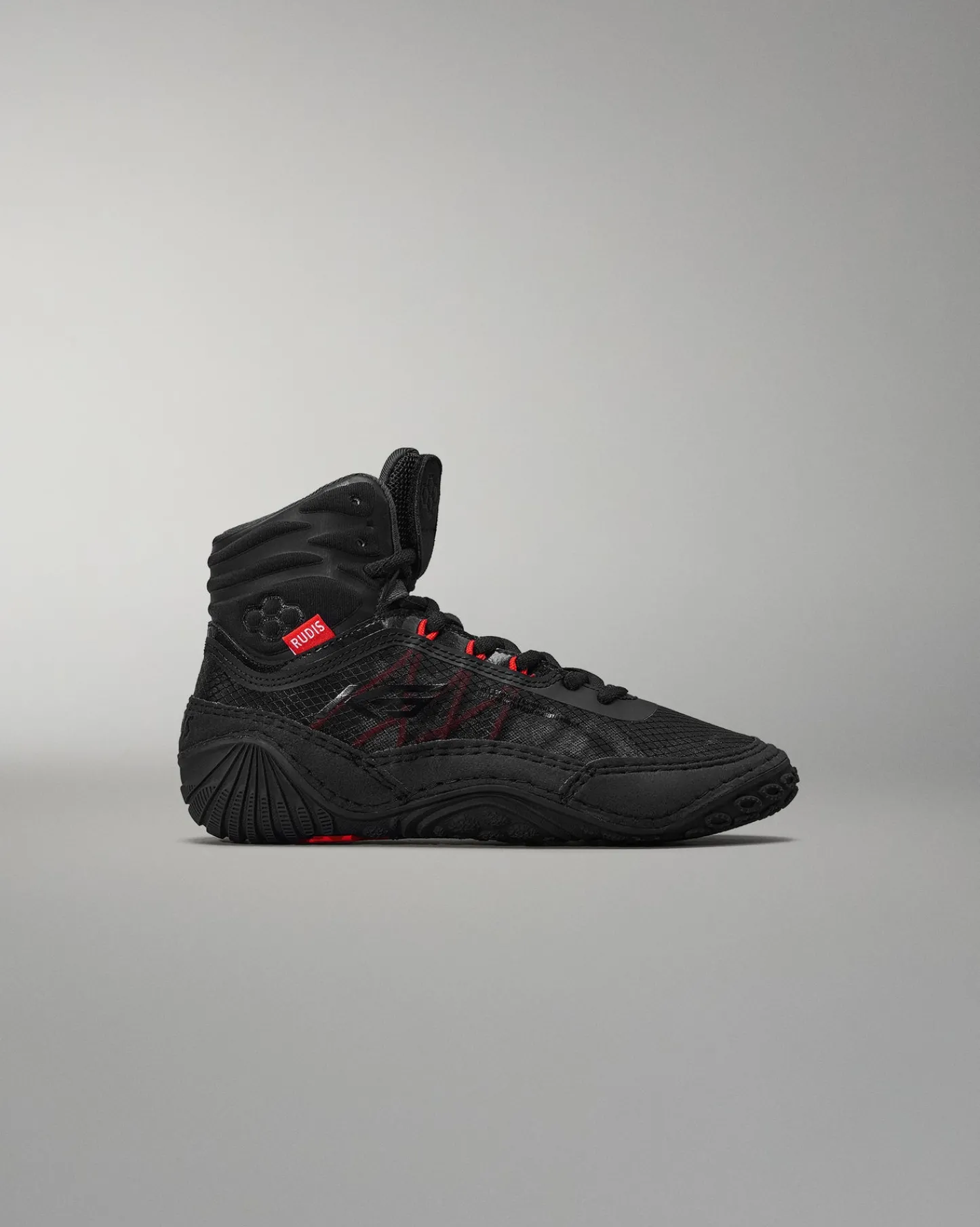 Wrestling Shoes|Wrestling Shoes>RUDIS KS Infinity Edge Youth Wrestling Shoes - Carbon Black