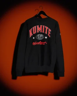 Hoodies & Pullovers|Hoodies & Pullovers>RUDIS Kumite Arched Crewneck Black