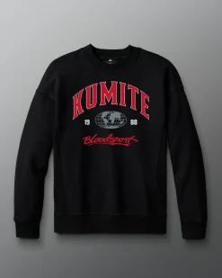 Hoodies & Pullovers|Hoodies & Pullovers>RUDIS Kumite Arched Crewneck Black