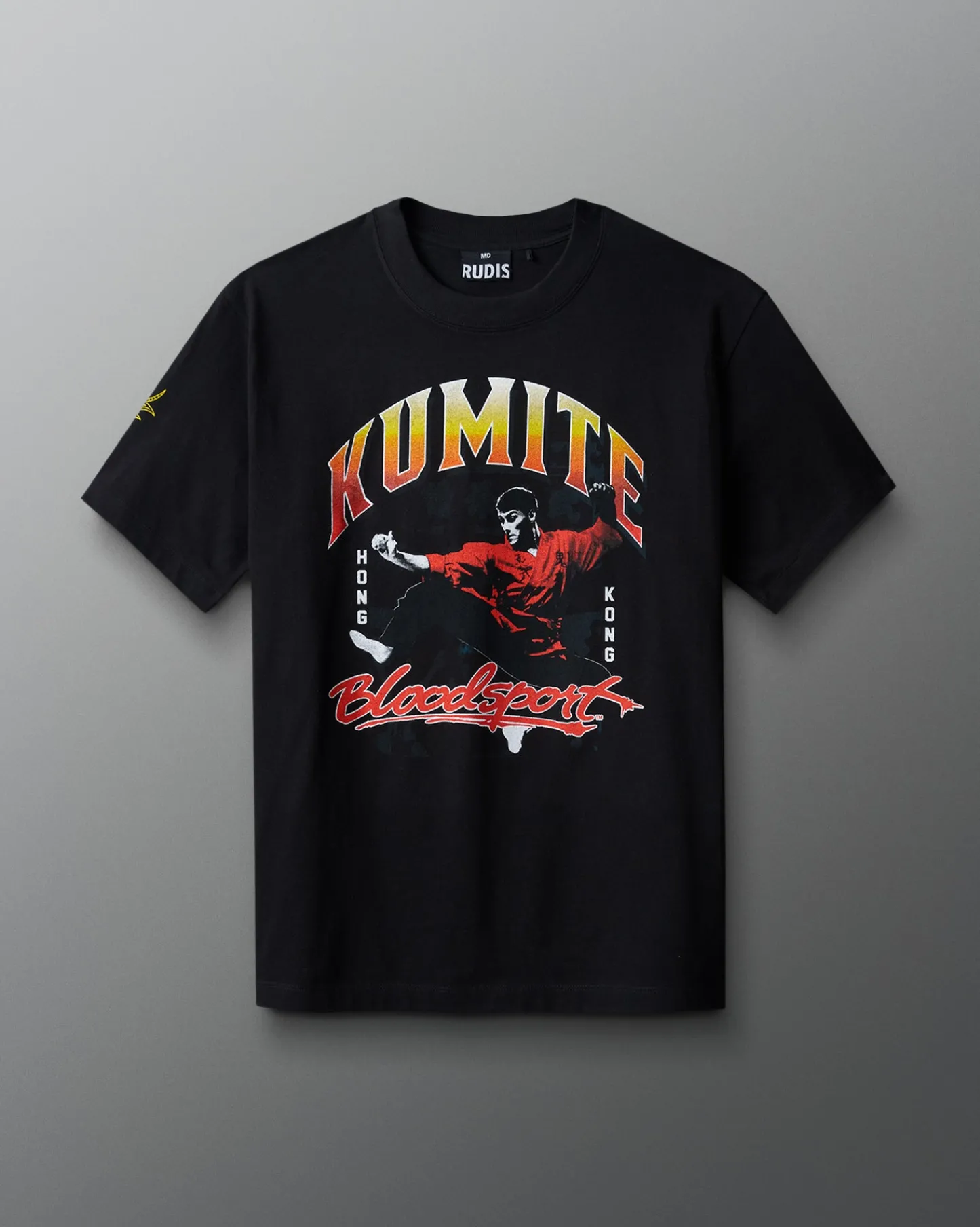 Shirts & Tees|Shirts & Tees>RUDIS Kumite Vintage Heavyweight T-Shirt Black