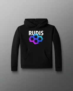 Hoodies & Pullovers>RUDIS Logo Drift Youth Comfort Fleece Hoodie