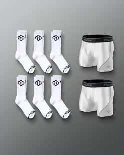 Socks & Underwear>RUDIS Men's Essentials Bundle - White