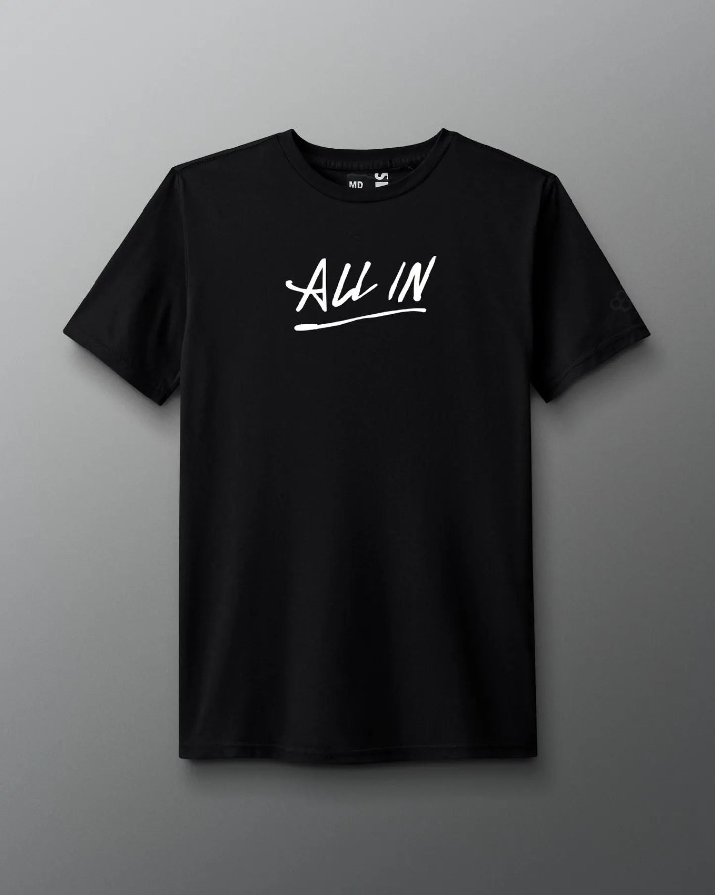 Shirts & Tees|Shirts & Tees>RUDIS Motto Scripted T-Shirt Black