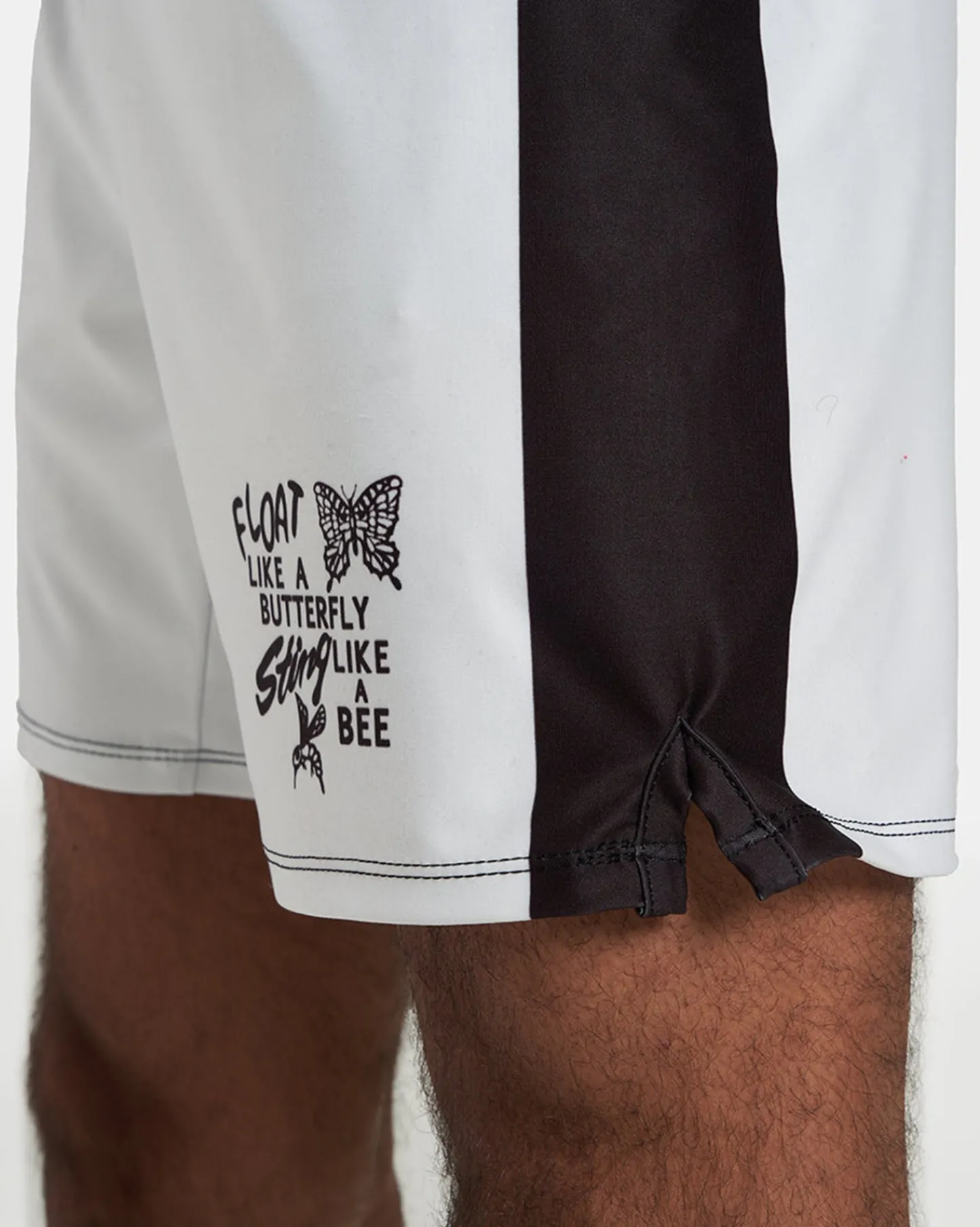 Shorts & Bottoms>RUDIS Muhammad Ali Reprise Elite Wrestling Shorts White