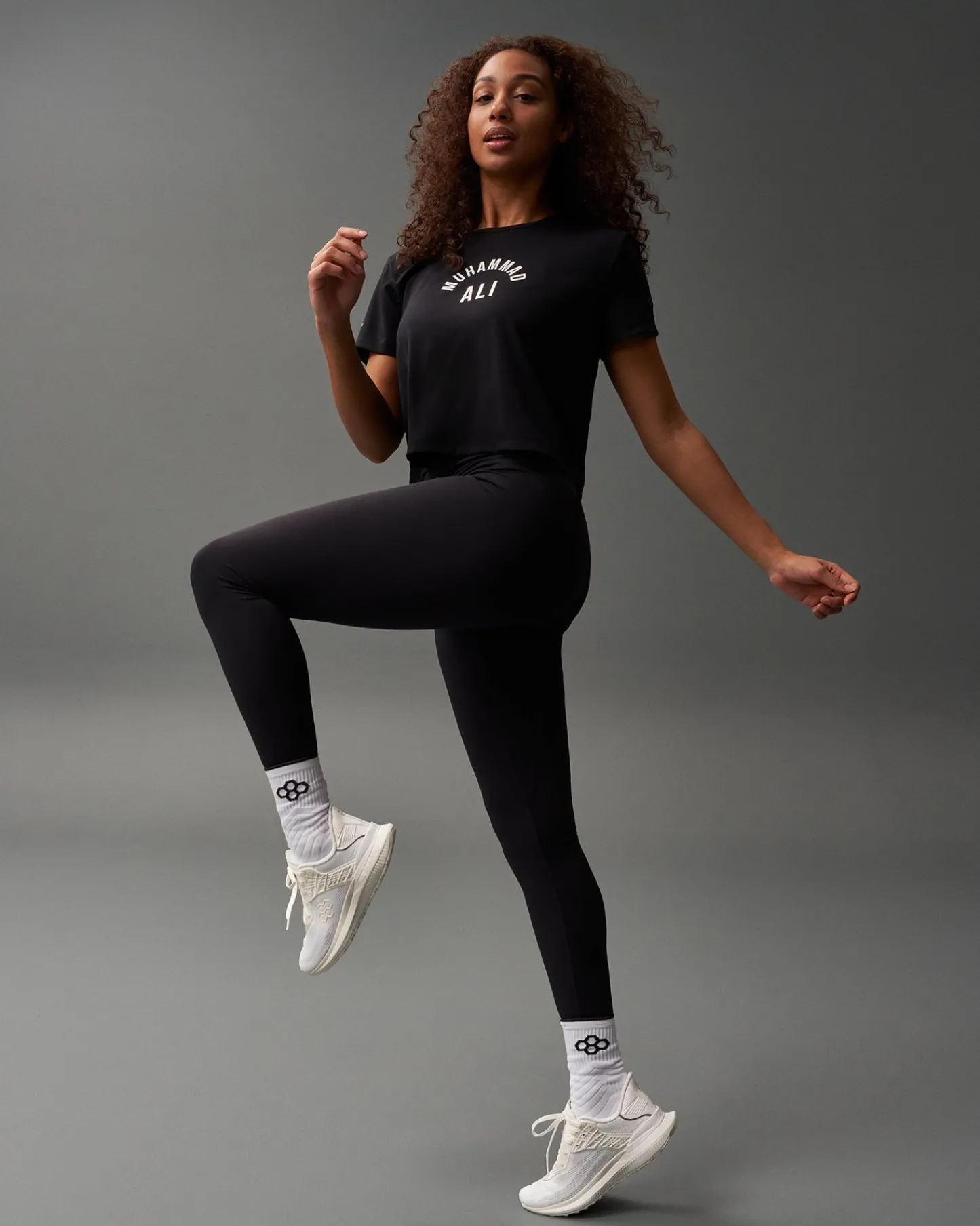 Shirts & Tees>RUDIS Muhammad Ali Women's Ultimate Crop T-Shirt Black