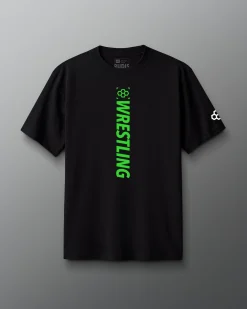 Shirts & Tees|Shirts & Tees>RUDIS Neon Wrestling Hex Heavyweight T-Shirt