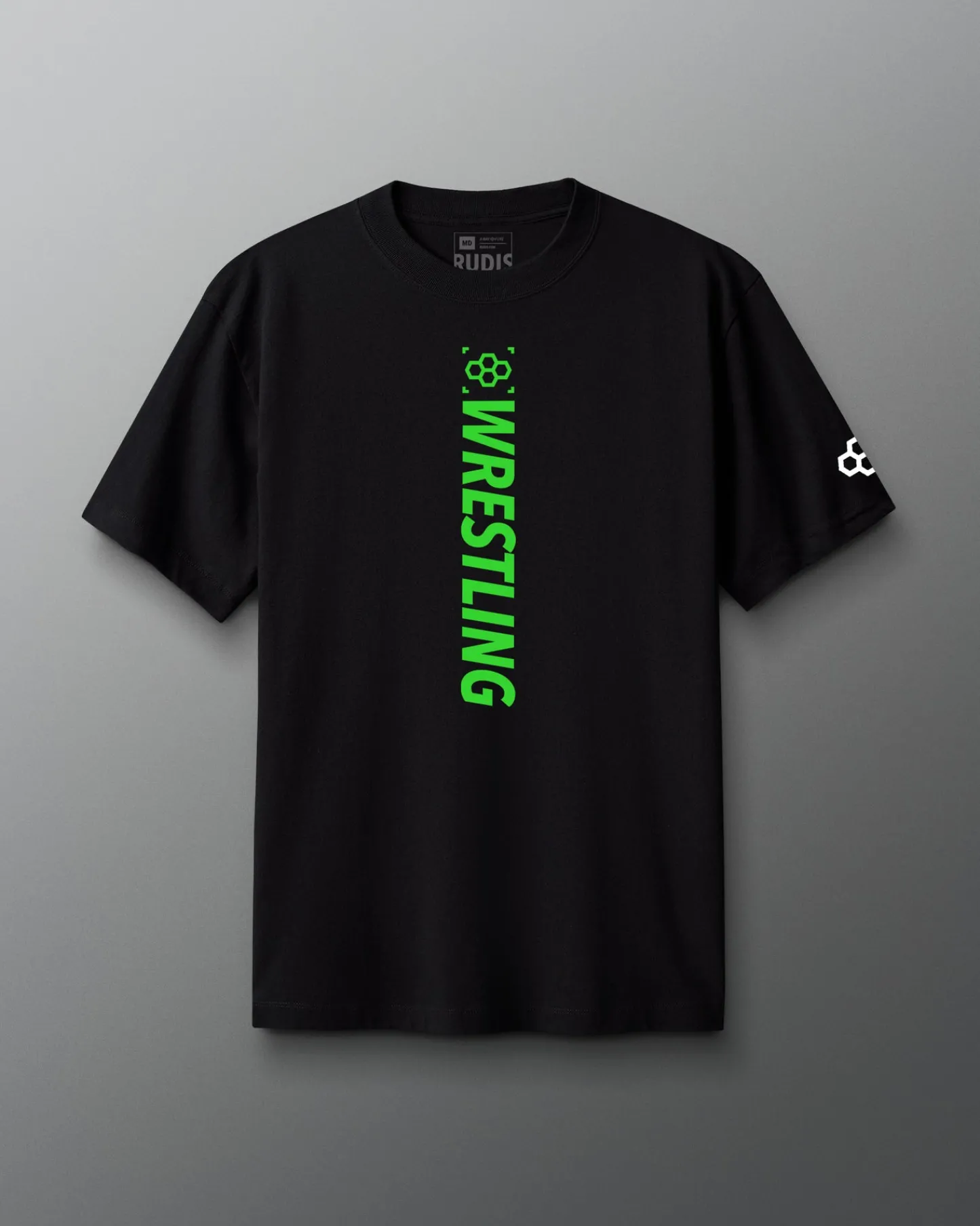 Shirts & Tees|Shirts & Tees>RUDIS Neon Wrestling Hex Heavyweight T-Shirt