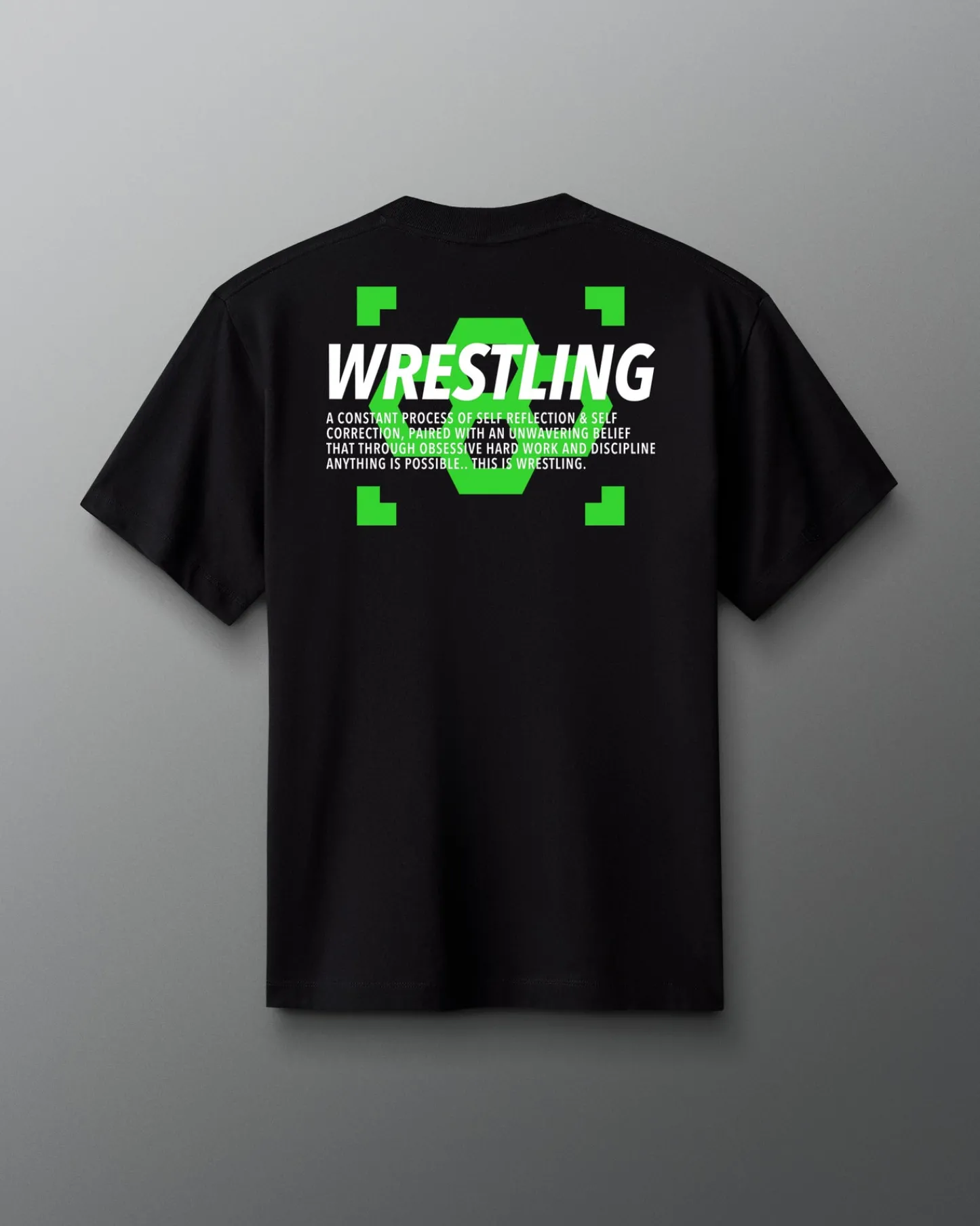 Shirts & Tees|Shirts & Tees>RUDIS Neon Wrestling Hex Heavyweight T-Shirt