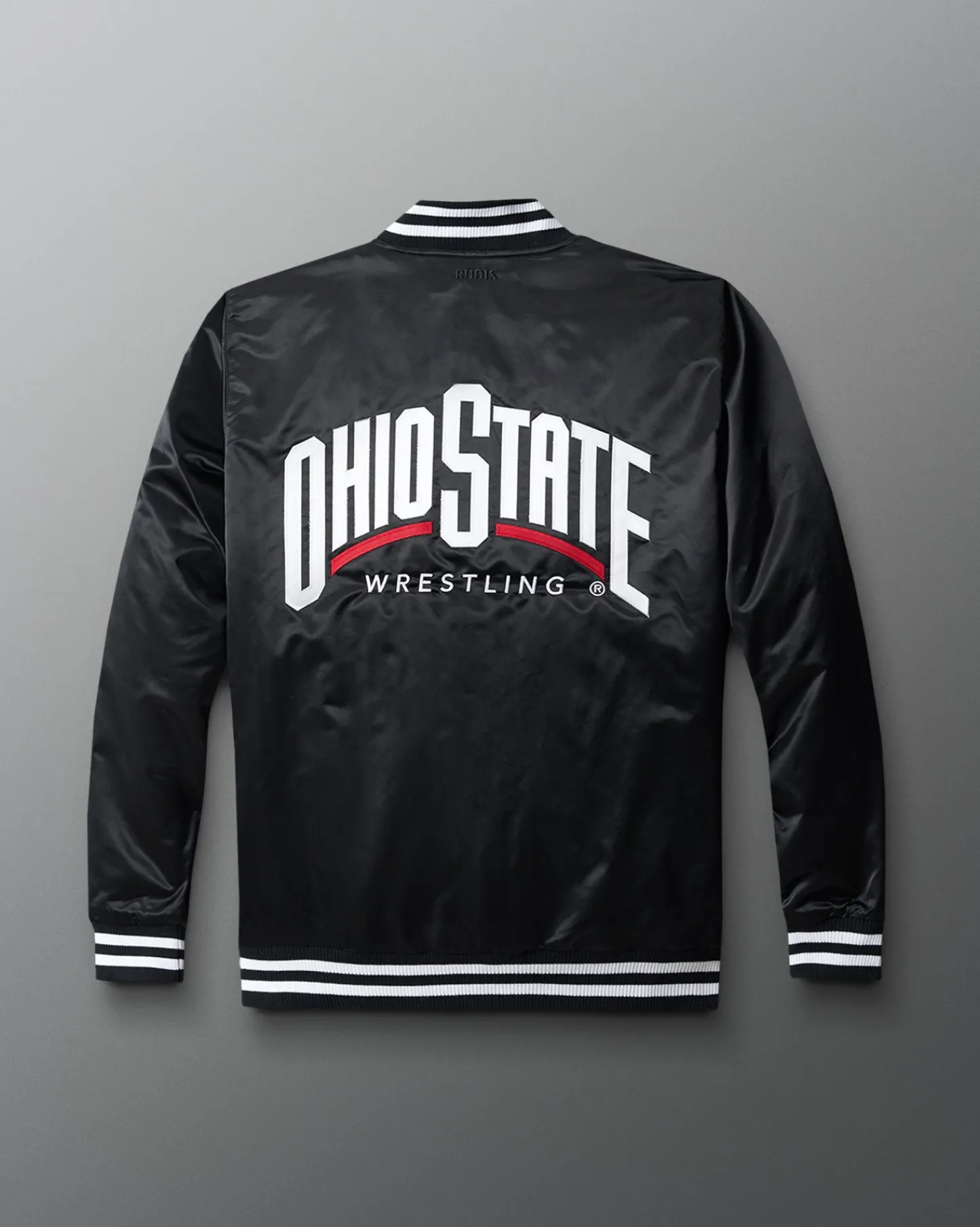 Jackets & Vests|Jackets & 1/4 Zips>RUDIS Ohio State Satin Jacket Black