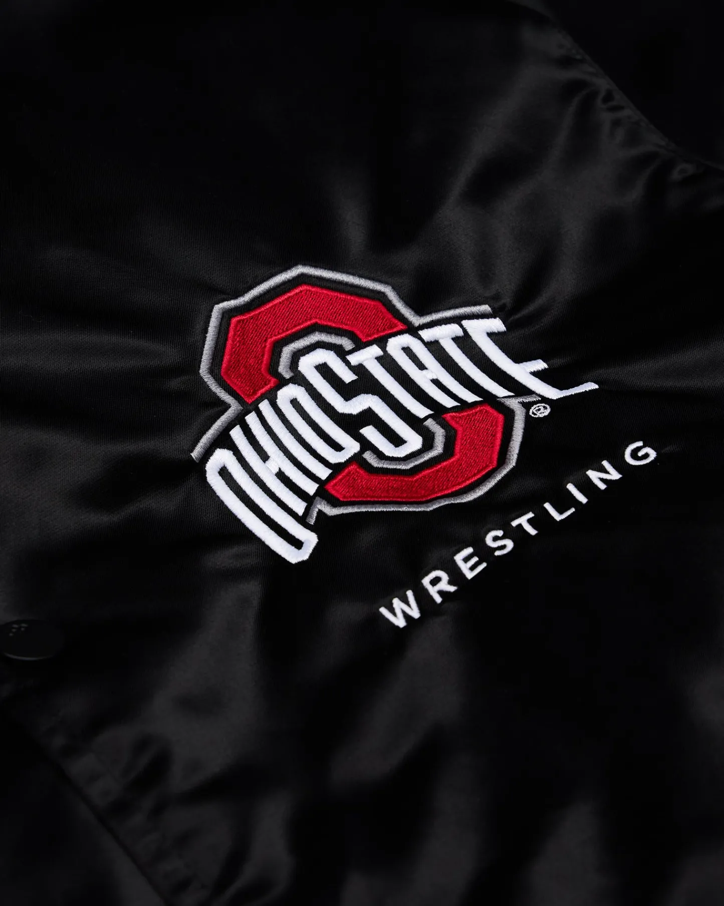 Jackets & Vests|Jackets & 1/4 Zips>RUDIS Ohio State Satin Jacket Black
