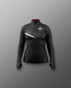 Jackets & 1/4 Zips>RUDIS Ohio State Sublimated Girl's Quarter Zip