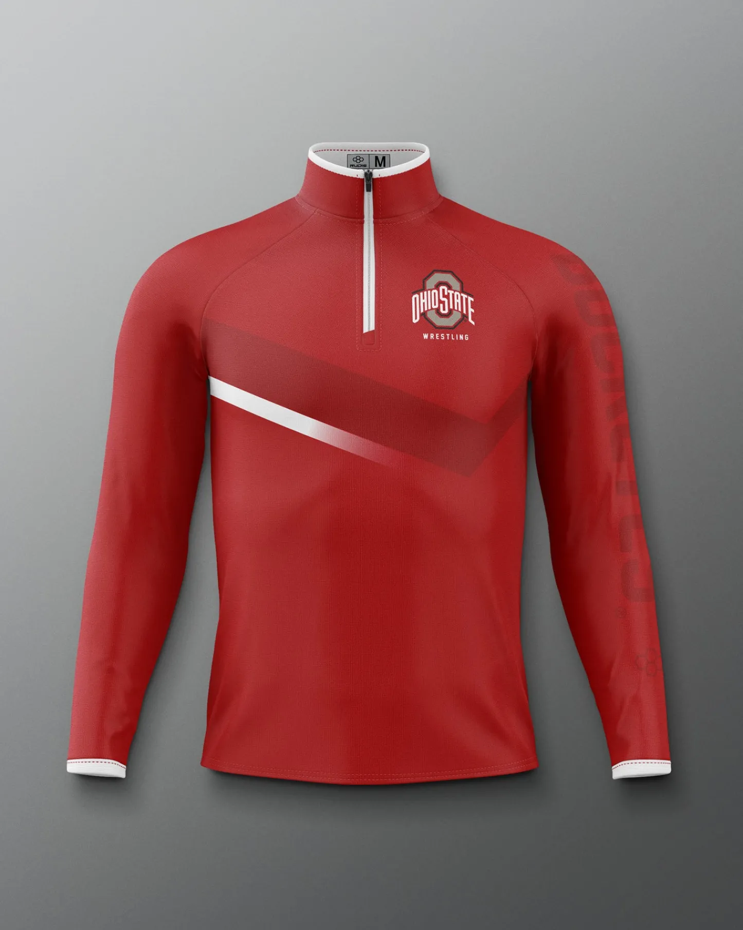 Hoodies & Pullovers|Jackets & 1/4 Zips>RUDIS Ohio State Sublimated Quarter Zip
