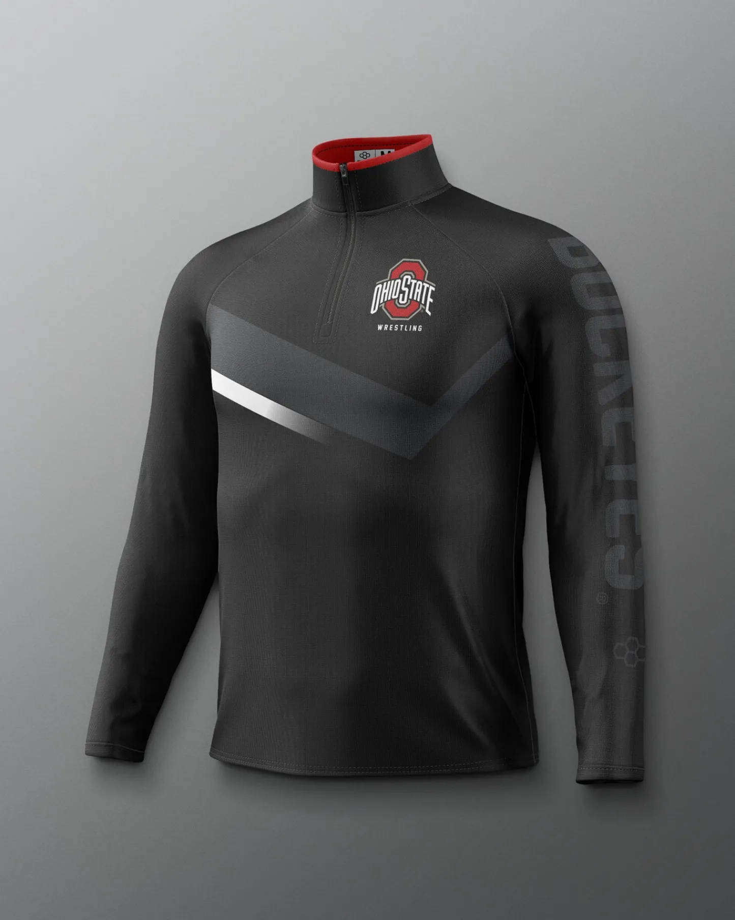 Hoodies & Pullovers|Jackets & 1/4 Zips>RUDIS Ohio State Sublimated Quarter Zip