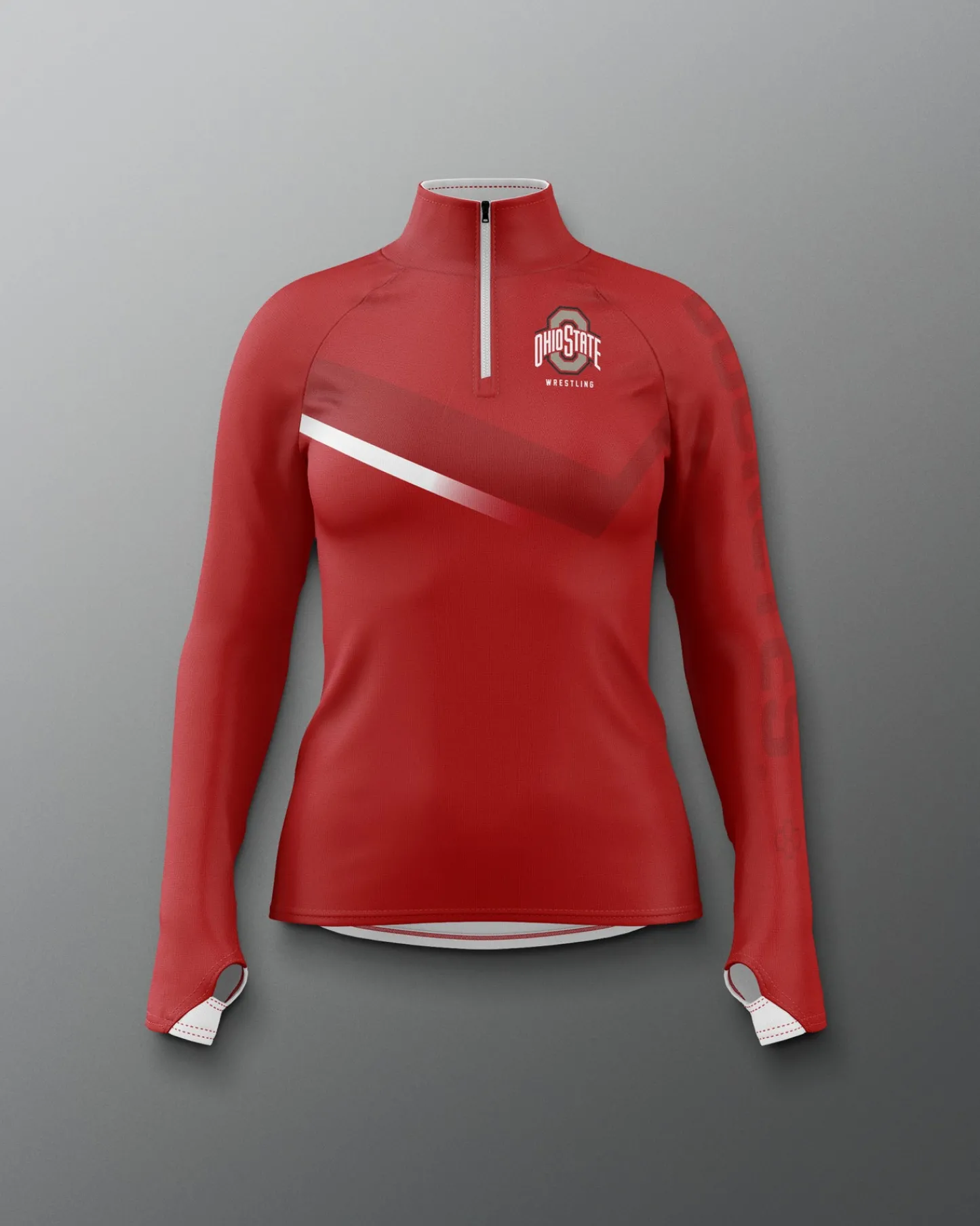 Jackets & 1/4 Zips>RUDIS Ohio State Sublimated Women's Quarter Zip