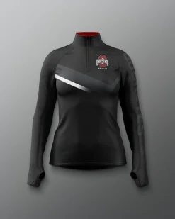 Jackets & 1/4 Zips>RUDIS Ohio State Sublimated Women's Quarter Zip