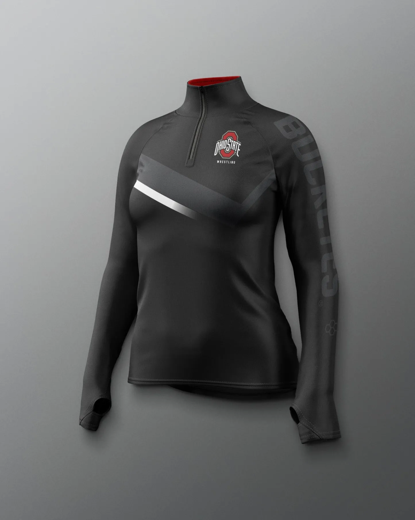 Jackets & 1/4 Zips>RUDIS Ohio State Sublimated Women's Quarter Zip