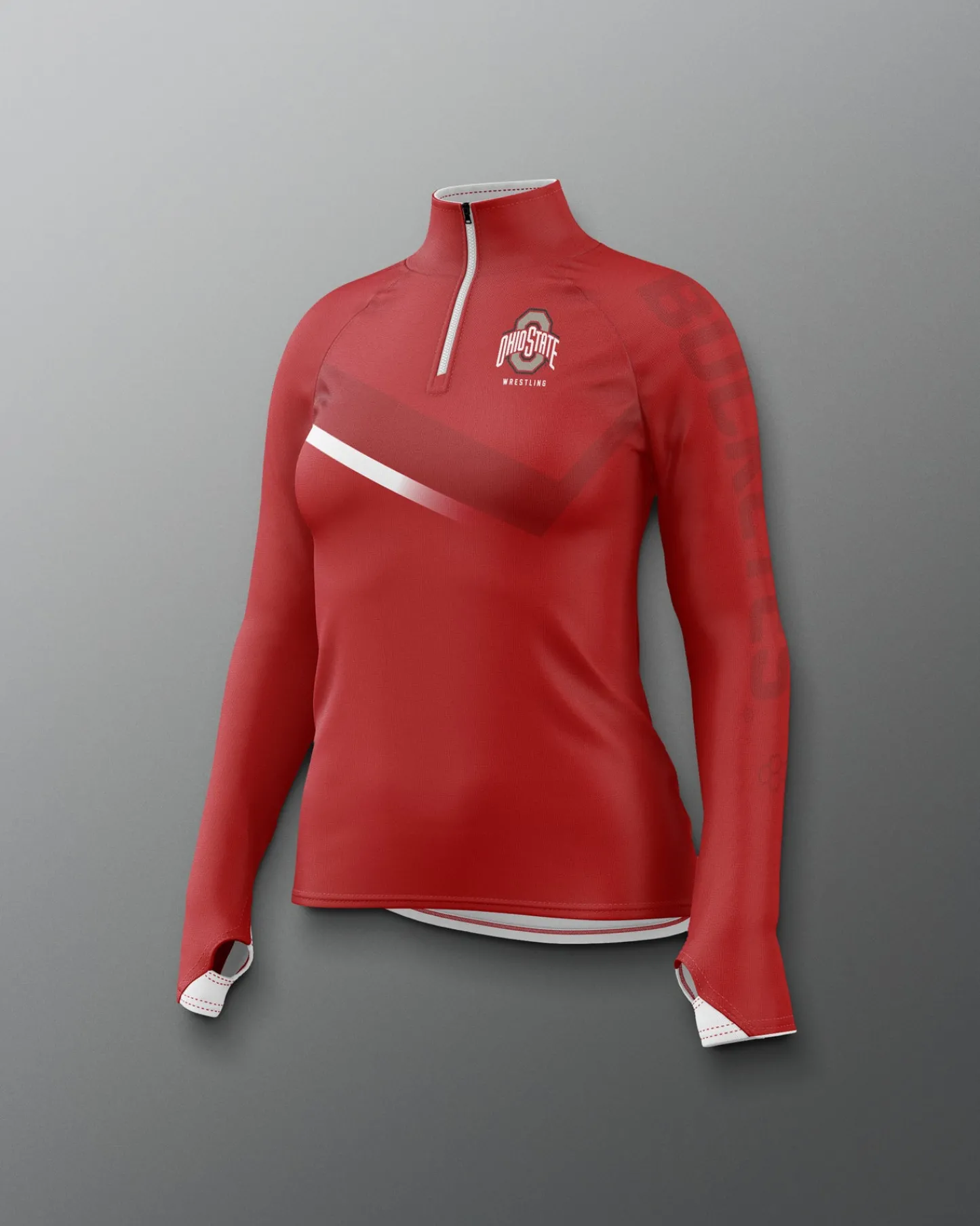 Jackets & 1/4 Zips>RUDIS Ohio State Sublimated Women's Quarter Zip