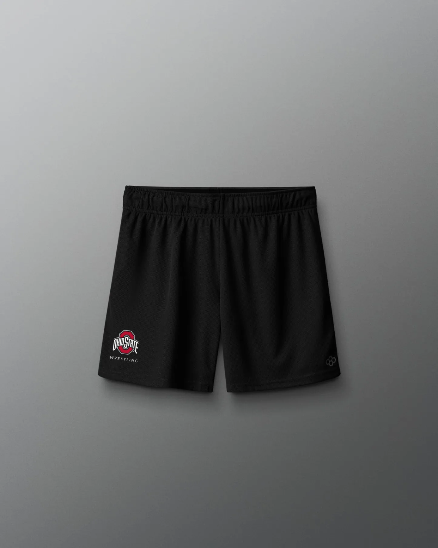 Shorts & Bottoms>RUDIS Ohio State Wrestling 6" Youth Mesh Shorts Black