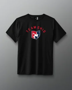 Shirts & Tees|Shirts & Tees>RUDIS Ohio USA Arch Logo Performance Heather T-Shirt
