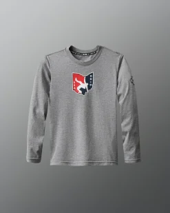 Shirts & Tees>RUDIS Ohio USA Youth Long Sleeve Gray