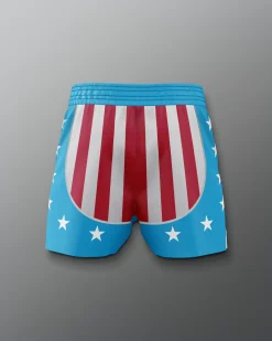 Shorts & Bottoms|Shorts & Bottoms>RUDIS Rocky "CREED" 6" Elite Shorts Red/White/Blue