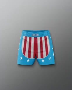 Shorts & Bottoms>RUDIS Rocky "CREED" Youth Elite Shorts Red/White/Blue