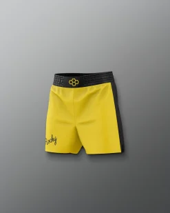 Shorts & Bottoms>RUDIS ROCKY III Rocky Elite Youth Wrestling Shorts Yellow