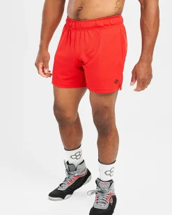 Shorts & Bottoms>RUDIS 6" Mesh Shorts - Red