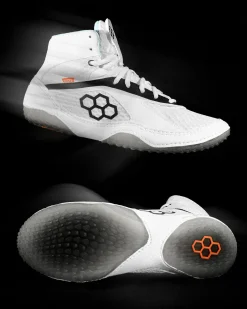 Wrestling Shoes|Wrestling Shoes>RUDIS Alpha 2.0 Adult Wrestling Shoes - Ghost White