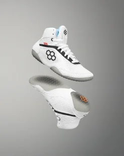 Wrestling Shoes|Wrestling Shoes>RUDIS Alpha 2.0 Youth Wrestling Shoes - Ghost White