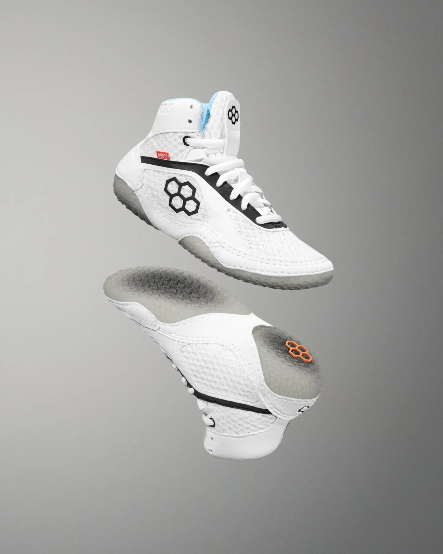 Wrestling Shoes|Wrestling Shoes>RUDIS Alpha 2.0 Youth Wrestling Shoes - Ghost White