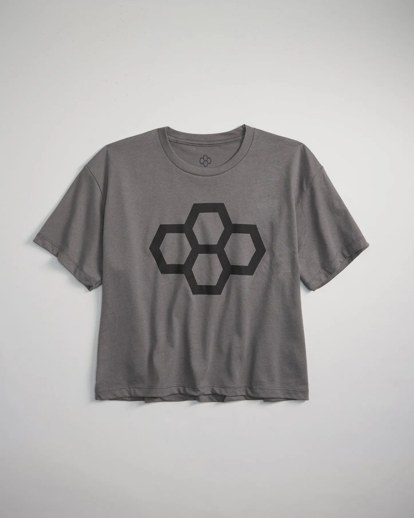Shirts & Tees>RUDIS Big Hex Women's Crop T-Shirt Graphite
