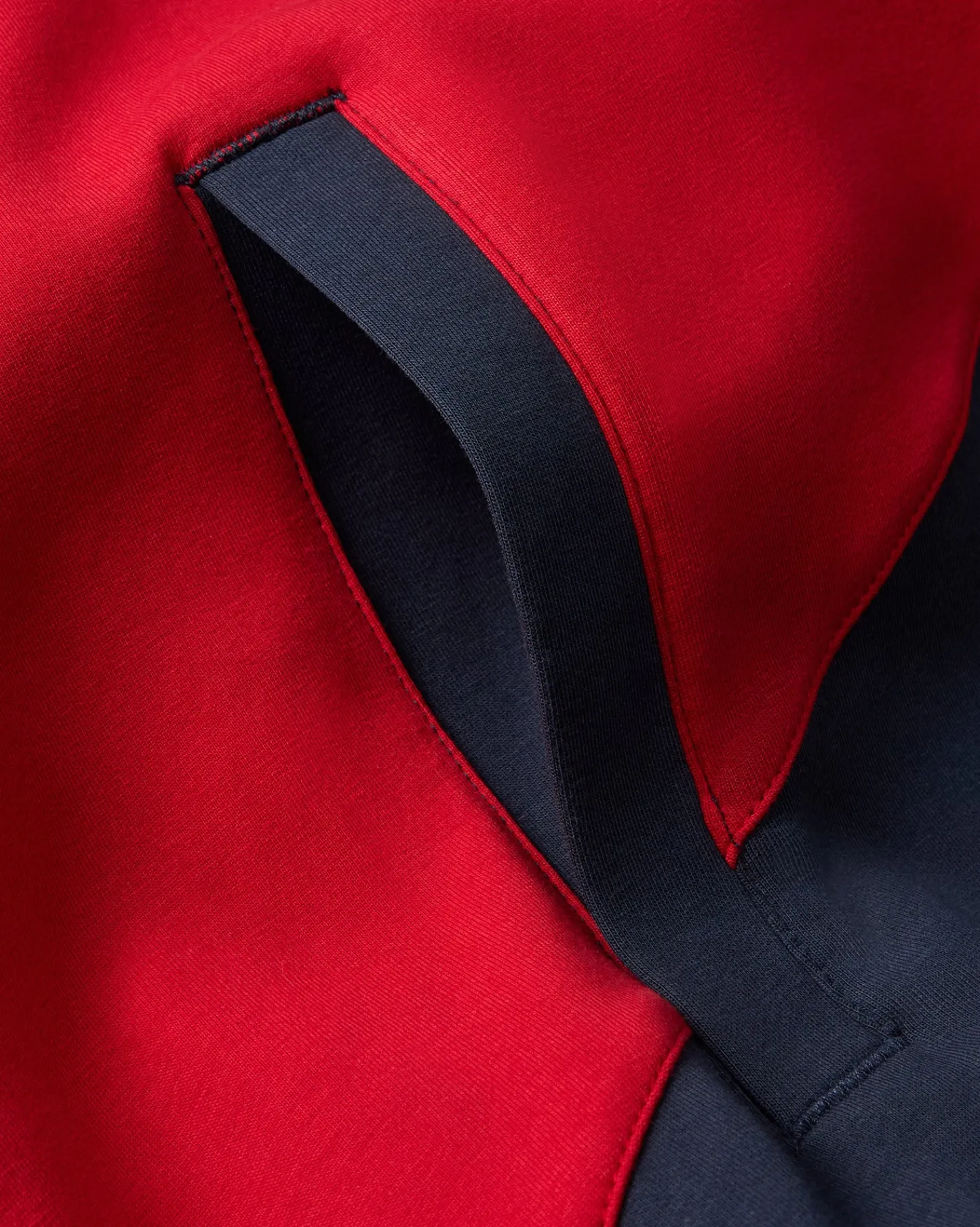 Hoodies & Pullovers|Jackets & Vests>RUDIS Colorblock 1/4 Zip Navy/White/Red