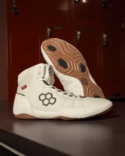 Wrestling Shoes|Wrestling Shoes>RUDIS Colt 3.0 Adult Wrestling Shoes - Bone