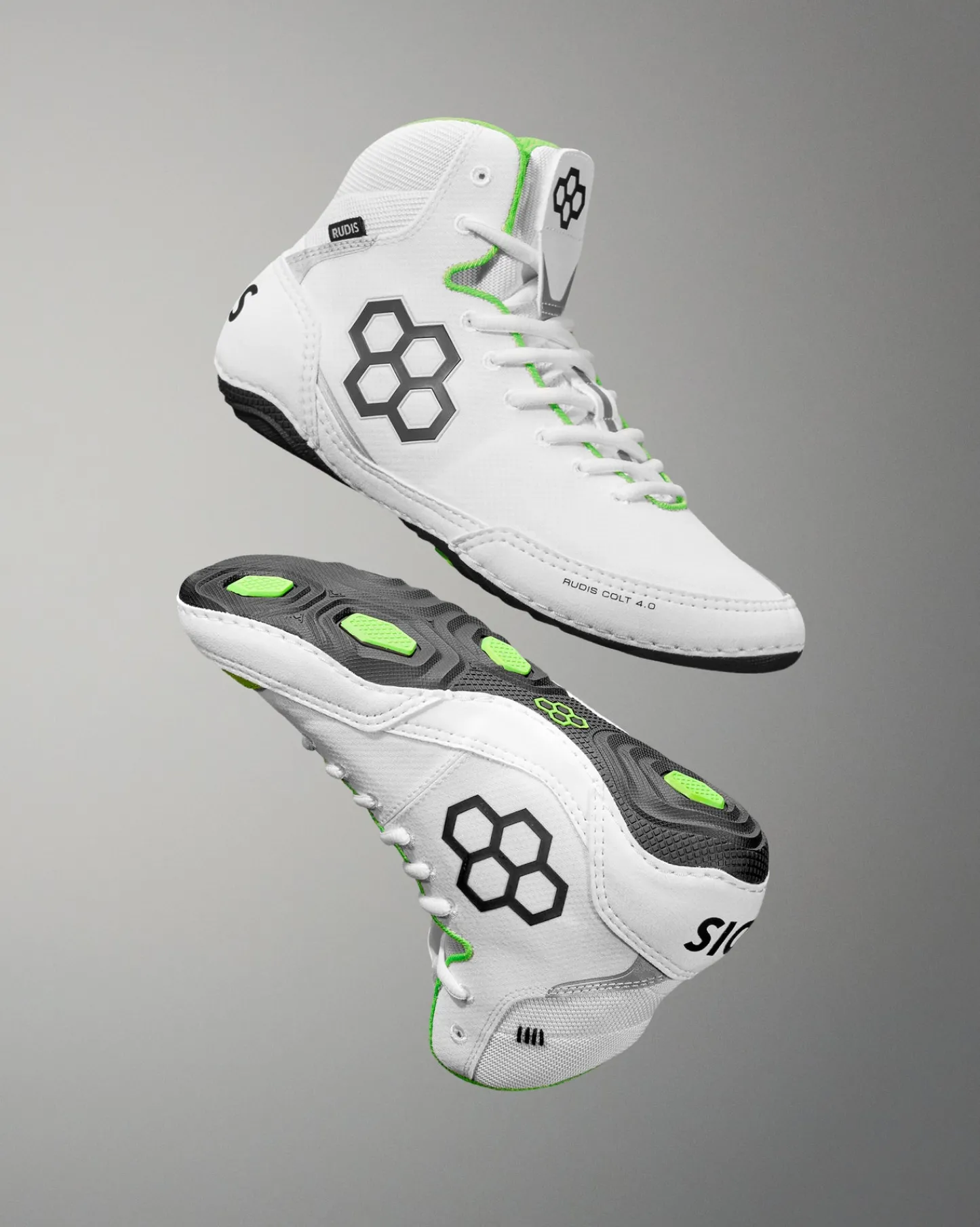 Wrestling Shoes|Wrestling Shoes>RUDIS Colt 4.0 Adult Wrestling Shoes - Neon Edge