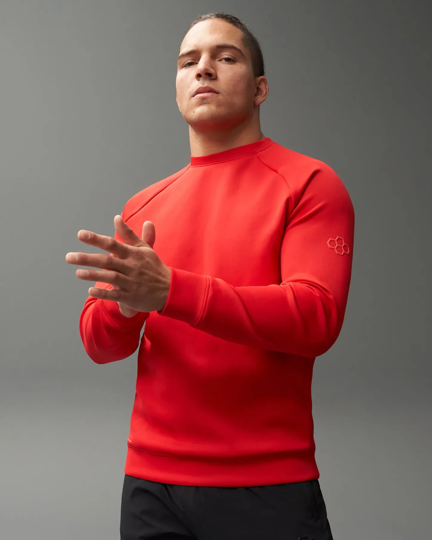Hoodies & Pullovers|Hoodies & Pullovers>RUDIS COOL-FEEL Crewneck - Red