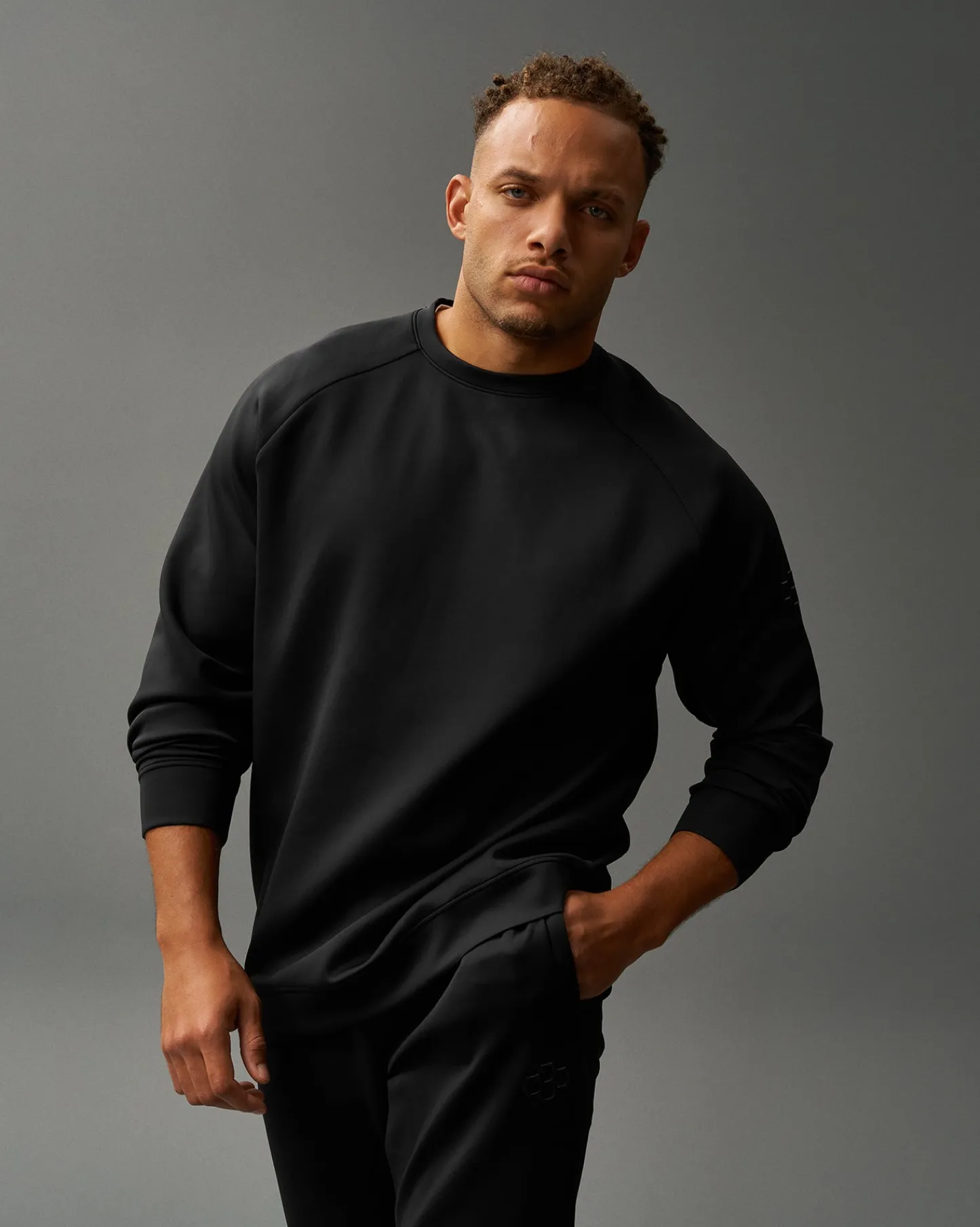 Hoodies & Pullovers>RUDIS COOL-FEEL Crewneck - Black