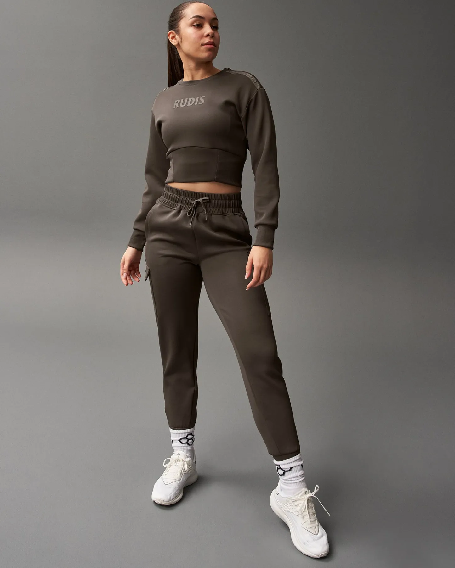 Hoodies & Pullovers>RUDIS COOL-FEEL Women's Fitted Crew