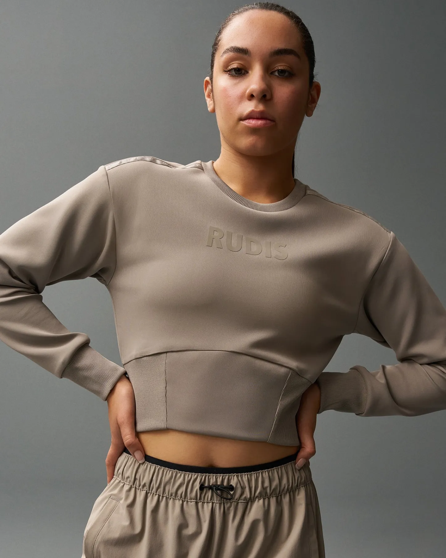 Hoodies & Pullovers>RUDIS COOL-FEEL Women's Fitted Crew