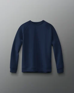 Hoodies & Pullovers>RUDIS COOL-FEEL Youth Crewneck - Navy