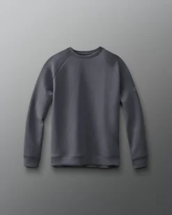 Hoodies & Pullovers>RUDIS COOL-FEEL Youth Crewneck - Carbon