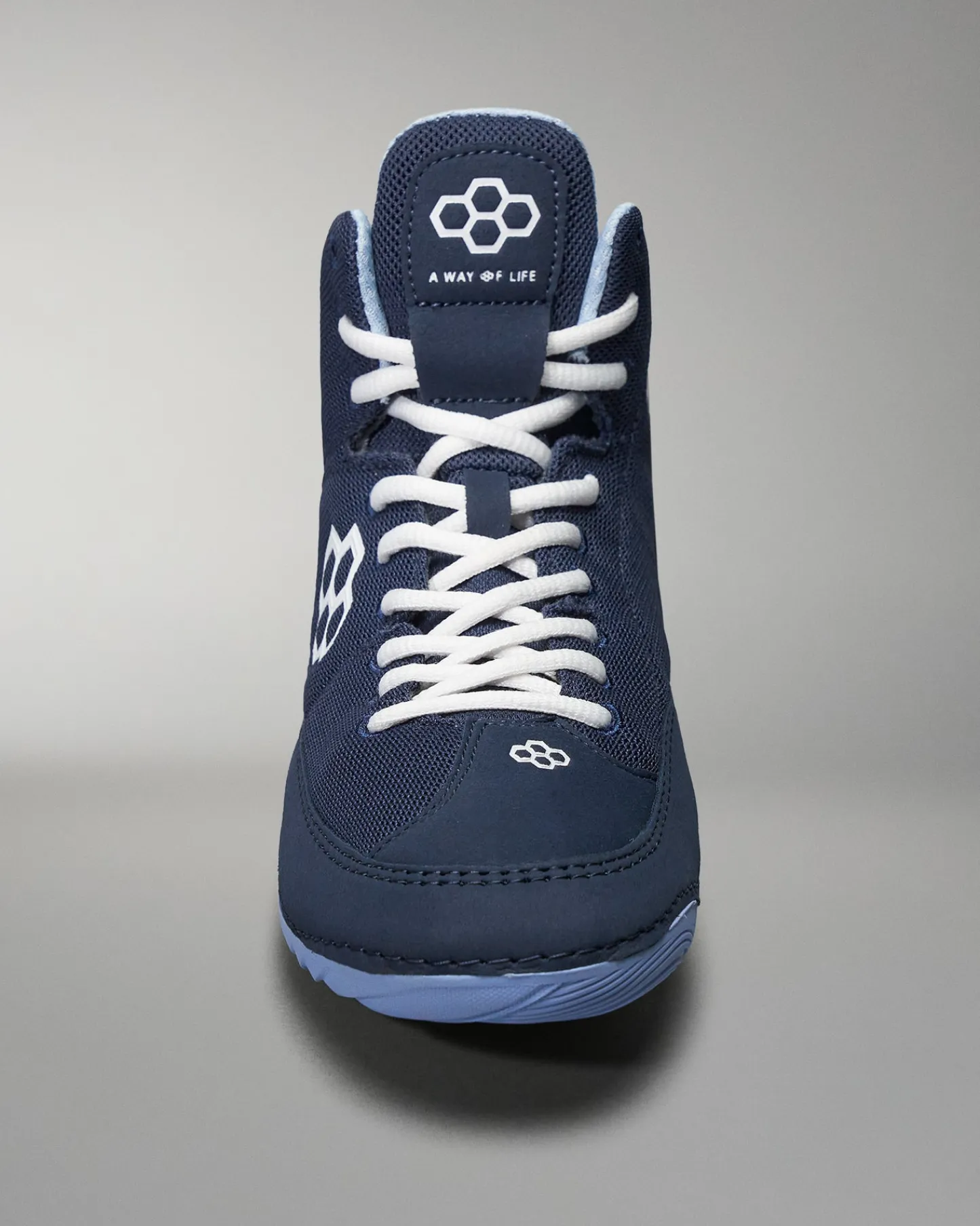 Wrestling Shoes|Wrestling Shoes>RUDIS Courage Adult Wrestling Shoes - Navy Carolina