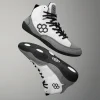 Wrestling Shoes|Wrestling Shoes>RUDIS Courage Adult Wrestling Shoes - White/Midnight