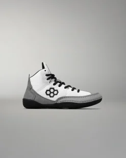 Wrestling Shoes|Wrestling Shoes>RUDIS Courage Youth Wrestling Shoes - White/Midnight