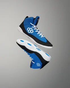 Wrestling Shoes|Wrestling Shoes>RUDIS Courage Youth Wrestling Shoes - Royal