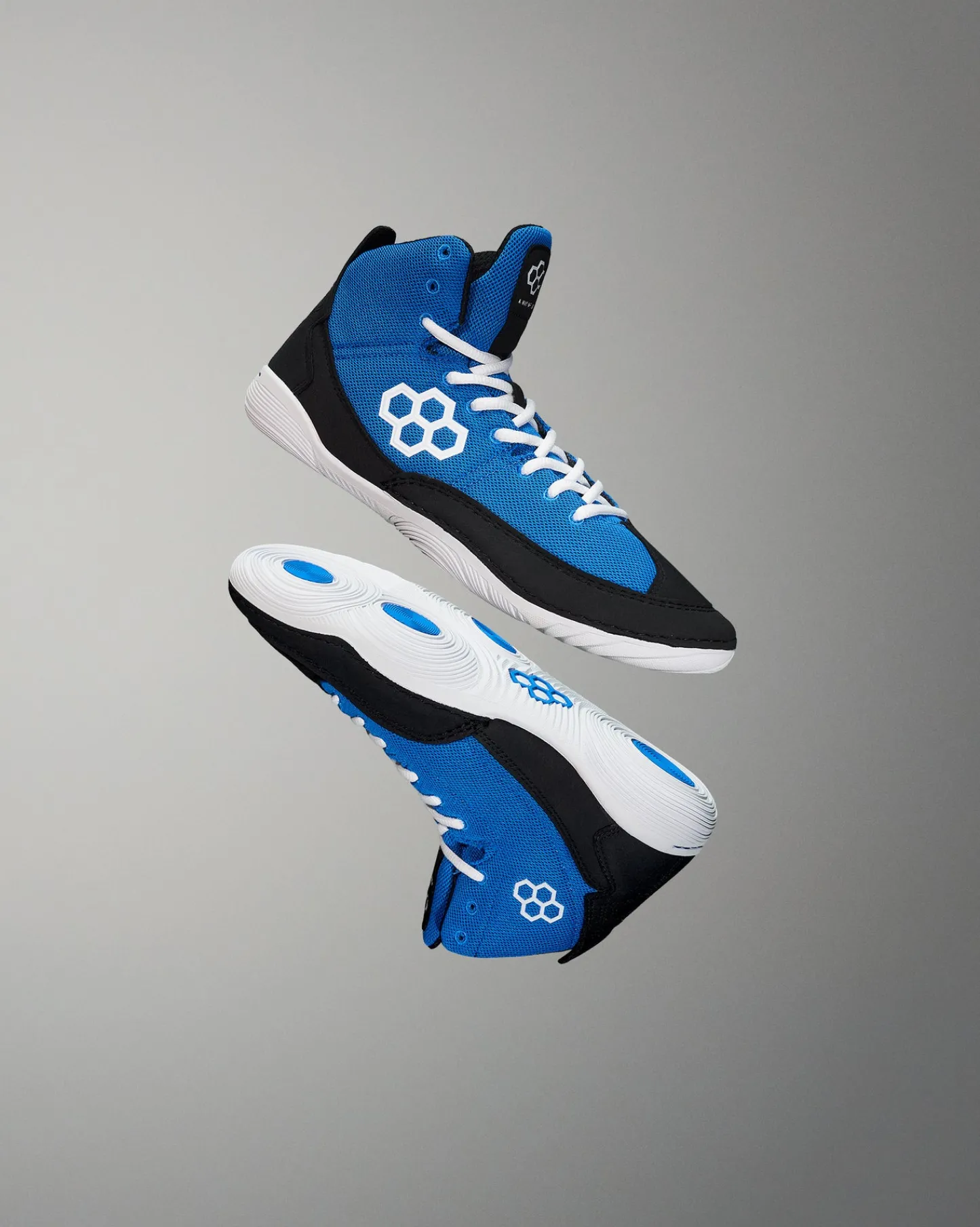 Wrestling Shoes|Wrestling Shoes>RUDIS Courage Youth Wrestling Shoes - Royal