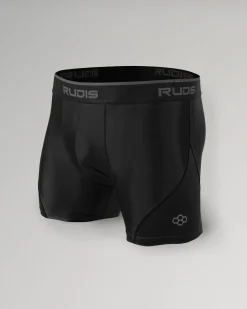 Socks & Underwear>RUDIS Essential Black/Black Youth Boxer Brief