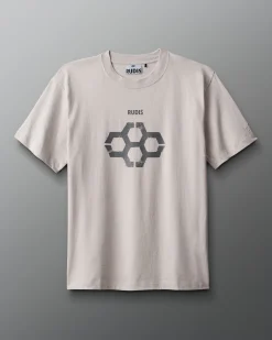 Shirts & Tees|Shirts & Tees>RUDIS Essential Hex Heavyweight T-Shirt Bone